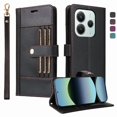 thumbnail image 3 of FOXDOCK Funda tipo Cartera para Xiaomi Redmi Note 14 5G – Cubierta de Cuero PU con Múltiples Ranuras, Bolsillo para Efectivo y Correa de Muñeca, 3 of 6