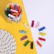 thumbnail image 2 of 100 Pcs Wooden Clips Push Tacks for Cork Board Artwork for Crafts Arts Projects Photo Supplies (Random Style), 2 of 4