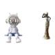 thumbnail image 1 of Estatua Decorativa De Astronauta Nórdico Y Dama Tribal Africana Para Estantería, Escritorio, Sala De Estar, Dormitorio, Adorno Para El Hogar, Regalo De Inauguración De La Casa., 1 of 8