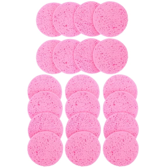 VANIDO 20 Pcs Makeup Puff Exfoliating Sponge Facial Sponges for Washing Face Body Cleansing Travel
