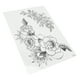 thumbnail image 4 of Pegatinas para tatuajes, pegatinas temporales para tatuajes, pegatinas para tatuajes de flores para el brazo, pegatinas para tatuajes a prueba de agua, construcción robusta, 4 of 14