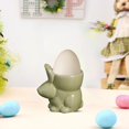thumbnail image 3 of WYBXZ Ceramic Eggs Cup, Easter Bunny Porcelain Eggs Cup, Rabbits Ceramic Eggs Cup Desktop Home Decor, Cute Fresh Decorative Table Top Living Room Dining Room Tableware, 3 of 6