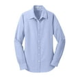 thumbnail image 5 of Port Authority Ladies SuperPro Oxford Shirt-XL (Oxford Blue), 5 of 6
