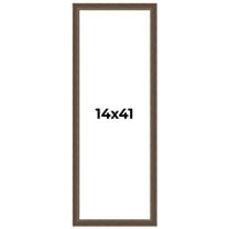 14x41 Frame Golden Caramel Solid Wood Bronze Picture Frame | 1.25 Inch Moulding Width | 0.5 Inch