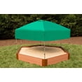 thumbnail image 1 of Frame It All Tool-Free Classic Sienna 7ft. x 8ft. x 11in. Composite Hexagon Sandbox Kit - 2" profile, 1 of 10