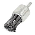 thumbnail image 3 of Colaxi 2xWire End Cup Brush Wheel Steel Wire Brush Angle Grinder Surface Polishing Replace Fittings Rust Removal Metal Derusting Brush for Drill , as shown, 2 Pcs, 3 of 10