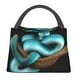 thumbnail image 1 of Fotbe Blue Viper Snake Bolsa Térmica Portátil con Estampado, Bolsa de Entrega de Alimentos Aislada, Bolsa Reutilizable de Gran Capacidad para Comidas y Supermercado, 1 of 6