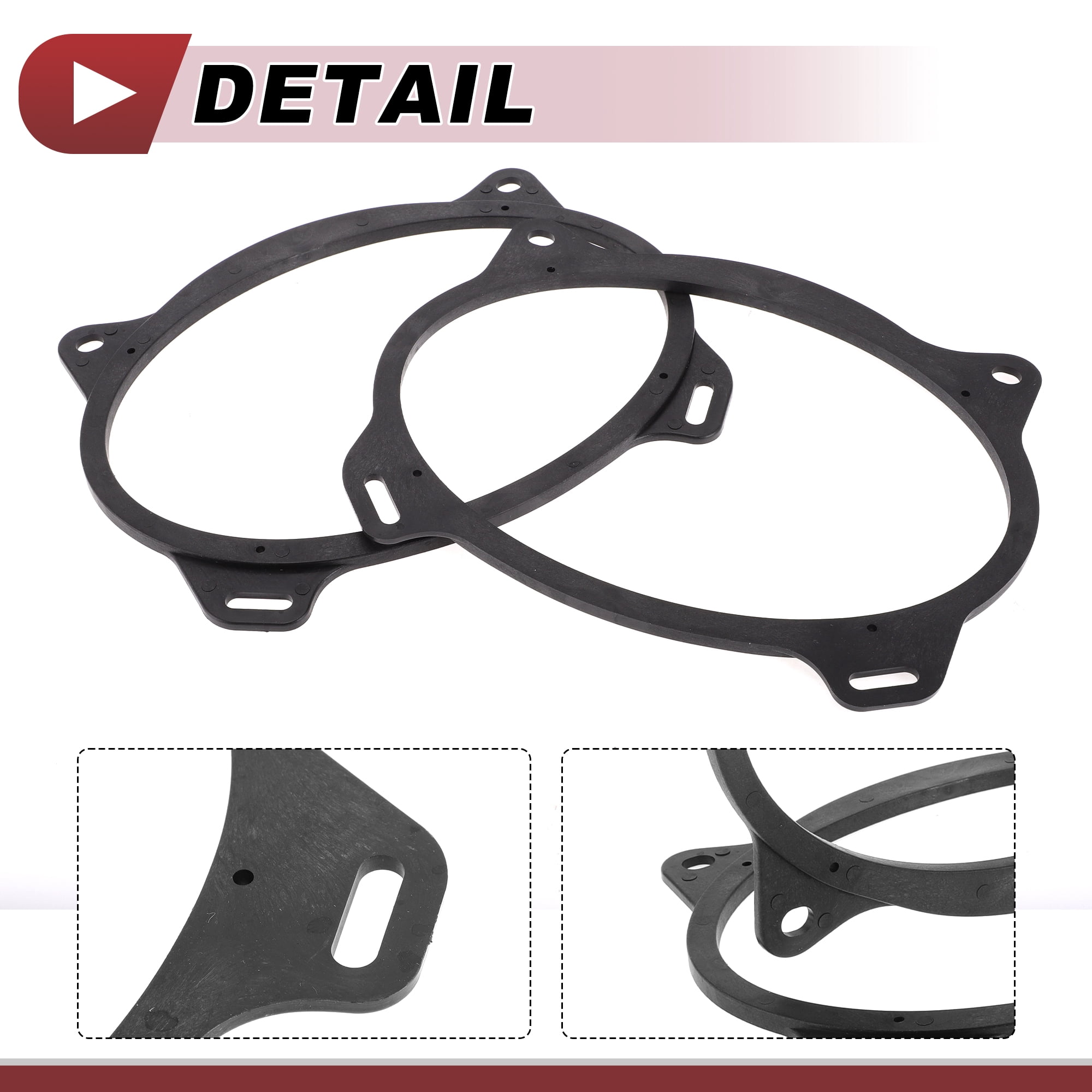 Unique Bargains 2 Pcs Audio Coaxial Speaker Spacer Ring for Toyota Camry 2002-2011