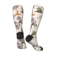 thumbnail image 4 of Fotbe Flying Butterflies-1 print Women's Men's Novelty Crew Socks Cotton Socks Knee High Socks for Walking,Running,Nurses,Pregnancy, 4 of 9