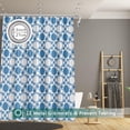 thumbnail image 3 of Shower Curtain Liner, 100% Waterproof PEVA Shower Curtains with 3 Duty Heavy Bottom Magnets and 12 Rust Proof Grommets, 72x72 Weighted Shower Liner for Shower Stall, Bathtubs, 3 of 13