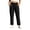 Black-pants, variant on Womens Sports Cargo Pants Drawstring Elastic Waist Straight Leg Fashion Workout Hiking Pants Summer Outdoor Comfy Casual Trousers XXL
