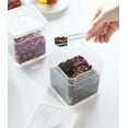 thumbnail image 2 of Yamazaki Home Vacuum-Sealing Food Container - Two Styles, White, Polypropylene, Spoon, 500ml, Airtight, Dishwasher Safe, Lid, No Assembly, 2 of 7