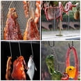 thumbnail image 2 of 20 ganchos de metal pequeños para carnicero, para pollo, ternera, tocino, salchichas, en forma de S, 2 of 6