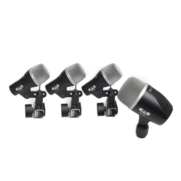 Paquete de micrófonos para batería CAD Audio STAGE4 D19 Snare D29 Toms D10 Kick