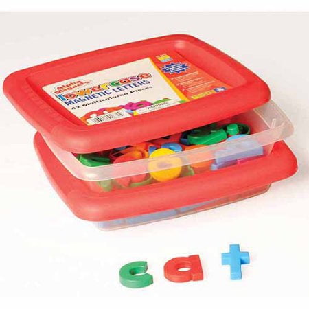 Educational Insights AlphaMagnets - Multicolored Lowercase (Set of 42)