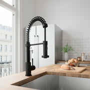 VIGO Industries VG02001MB 1 Handle Pull-Down Spray Kitchen Faucet Matte Black