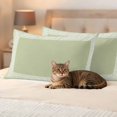 thumbnail image 3 of Pack of 2 Outdoor Pillow Covers 20x12 Inch Waterproof Sage Green Greek Key Throw Pillow Covers,Decorative Couch Pillow Shams Protectors Geometric Greece Ancient Farmhouse Geo Cushion Pillowcases, 3 of 8
