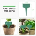 thumbnail image 4 of GROWNEER 60 Packs 4 Inch Peat Pots Plant Starters for Seedling with 15 Pcs Plant Labels, Biodegradable Herb Seed Starter Pots Kits, Garden Germination Nursery Pot, 4 of 7