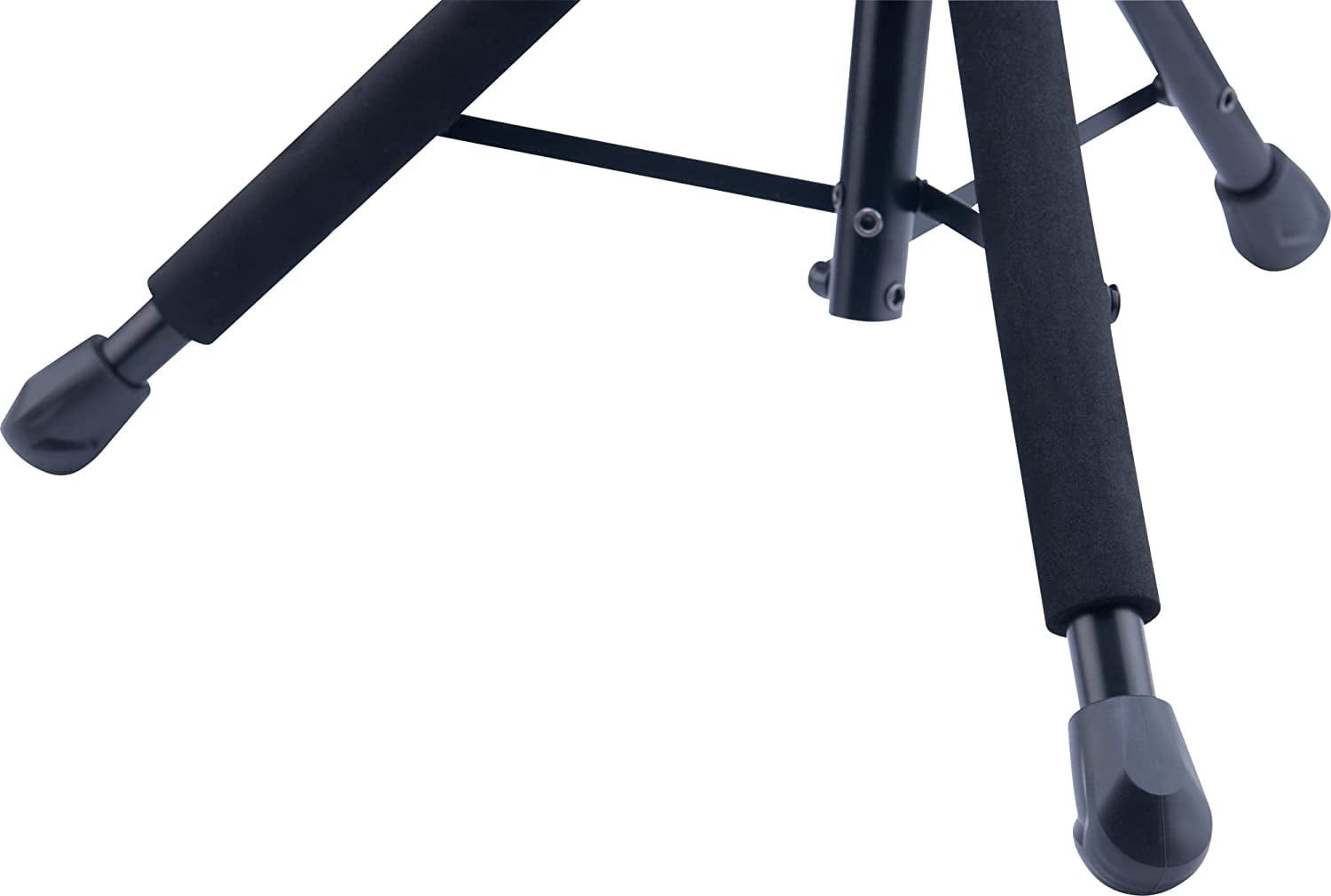 UKS100B Auto Grip Ukulele Stand - Black, Foldable Instrument Holder with Foam Padding for Soprano to Baritone