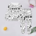 thumbnail image 2 of Girls Outfits Clothes Diy Hand Painted Homewear Colouring Boy Can Play With Girls' Clothing Sets, 2 of 3