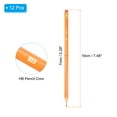 thumbnail image 2 of Uxcell Round Pencils, 12 Pcs HB Graphite Pencil with Eraser, Yellow, 2 of 6