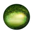 thumbnail image 2 of simhoa Nappe Ronde en Polyester 140x140cm 5. Vert Forêt Clair, 2 of 7