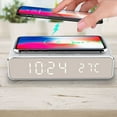 thumbnail image 4 of LED Display Bedside Clock, Electronic Clock, Portable For Office Hotel, 4 of 8