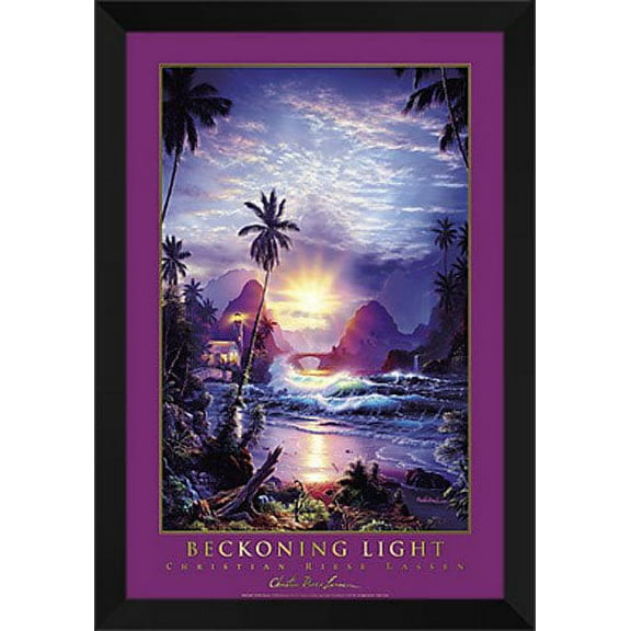 Christian Lassen Framed Art Print 28x40 "Beckoning Light"