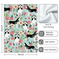 thumbnail image 3 of 2 Pcs Funny Kitchen Towels,Husky and Flower Microfiber Dish Towels,Kitchen Tea Towels,Kitchen Towel Set (18" X 26"), 3 of 3