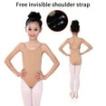 thumbnail image 2 of Girls' Basic Camisole Leotard with Adjustable Straps Sleeveless Dance Ballet Kids Dancewear Camisole Leotard, 2 of 7