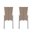 thumbnail image 2 of Somette  Monique Motion Back Side Chair, Set of 2 Beige, 2 of 8