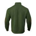 thumbnail image 5 of DAFPZW Men's Block Striped Sweatshirt Casual Outdoor Long Sleeve Stand Collar Pullover Sweatshirt Button Quarter Sweater, 5 of 5