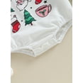 thumbnail image 6 of Infant Baby Sweatshirt Rompers Christmas Print Long Sleeve Jumpsuit, 6 of 7