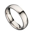 thumbnail image 2 of 5mm Polished Titanium Wedding Ring Comfort Fit Band, 2 of 5