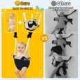 Upgraded Baby Jumper with Foldable Stand, Baby Jumpers and Bouncers for