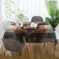 thumbnail image 6 of Coolnut Highland Cows Rectangle Tablecloth Waterproof Polyester Table Clothative Stain Resistant & Wrinkle Resistant Washable Table Cover for Dining Table/Party/Camping 60x90 Inch Decor Gift, 6 of 7