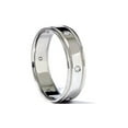 thumbnail image 2 of Mens 950 Palladium 1/5ct Diamond Comfort Wedding Ring, 2 of 2