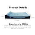 thumbnail image 3 of LaiFug Memory Foam Extra Large Dog Bed with Pillow, 3 of 6