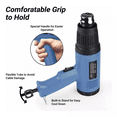 thumbnail image 3 of Pistola De Calor De Temperatura Regulable 4 Boquillas 2000w Azul, 3 of 4