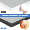 thumbnail image 7 of Rubber Edge Trim, Self-Adhesive Rubber Edge Trim, Edge Protector for 3/8" (10mm)Glass and Flexi-glass, EPDM Material, Length 20Ft, Black Color, U Channel Edge Trim, 7 of 7