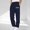 Navy, variant on Goodtrade8 Sweatpants for Men Baggy Open Bottom with Pockets Casual Printed Joggers Workout Elastic Waist Men's Pants