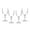 Set of 4, variant on Martha Stewart Collection Acrylic Wine Glass, Clear, Set of 4