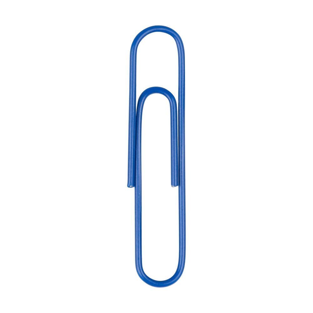 JAM Paper Office Clips, Blue, 4/Pack, Binder Clips & Paper Clips