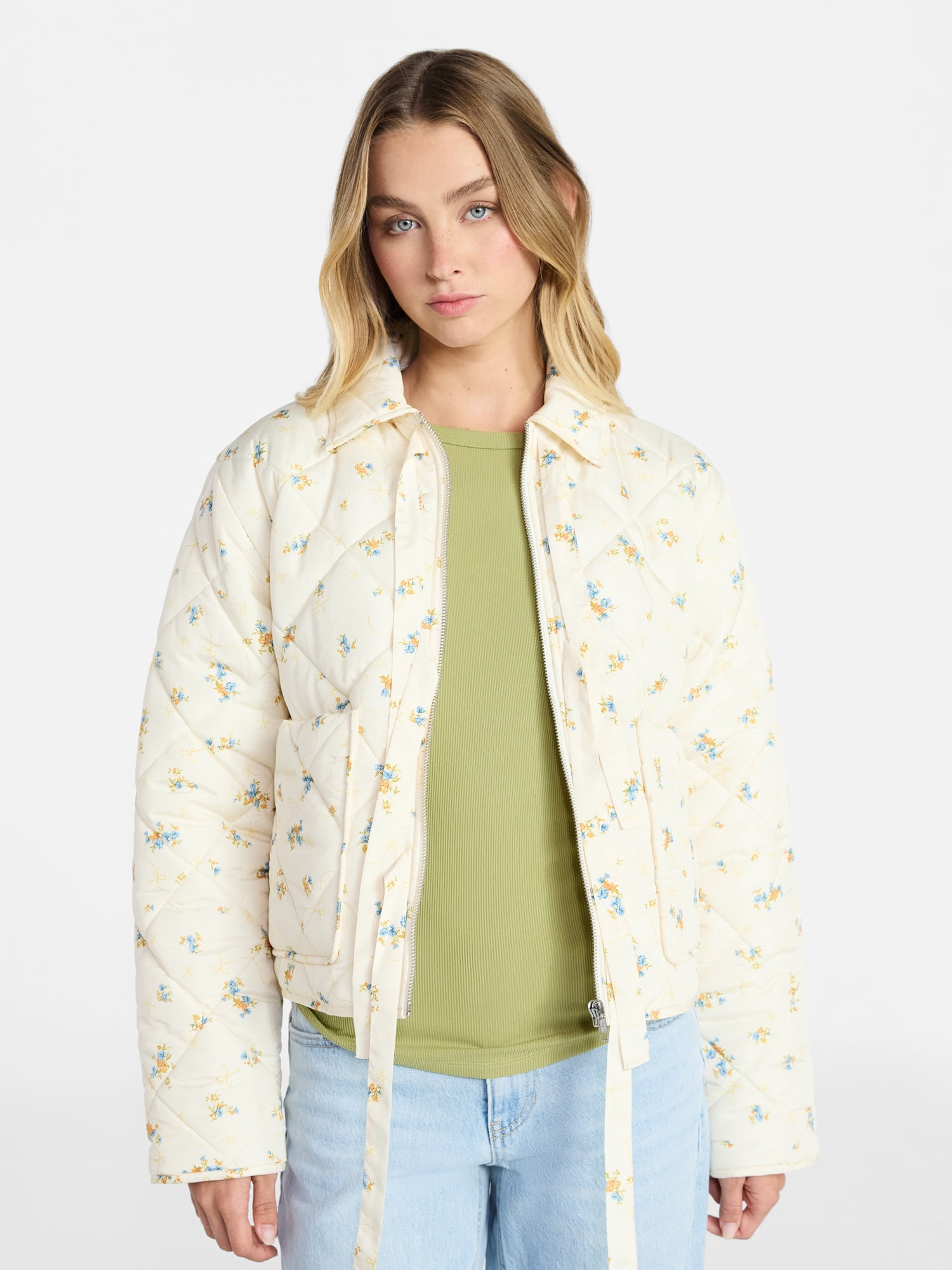 Quilted Bow Jacket, Women's XXS-XXL - image 2