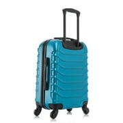 InUSA Endurance 24 Hardside Lightweight Luggage with Spinner Wheels, Handle, and Trolley, Teal