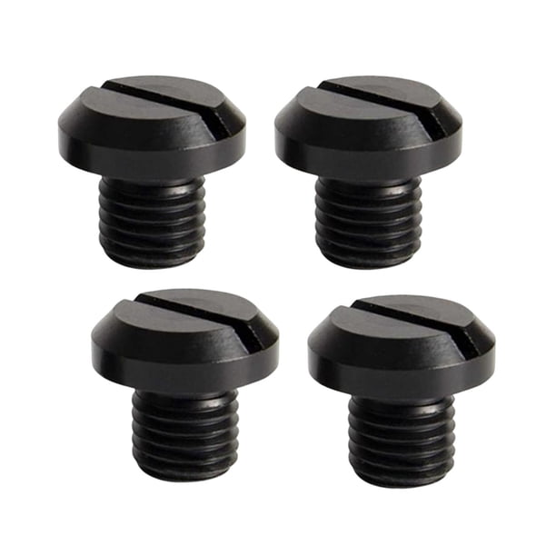 4 Uds. Pernos de tornillo de enchufe de espejo retrovisor de motocicleta, tapas de enchufe de espejo M10 CNC de Metal Izquierda kusrkot Tapón de espejo Tornillo
