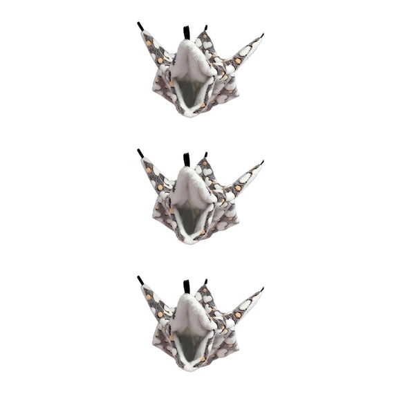 Greeniant Hamaca de rata hecha a mano diseño especial cama colgante práctica suministros para mascotas de lana para hámster ardilla Type1 NO1