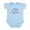 Sky Blue, variant on CafePress - Aspen Ski Resort Colorado Body Suit - Baby Light Bodysuit, Size Newborn - 24 Months