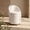 Off White-with Wheel, variant on Guyou Modern Swivel Barrel Storage Vanity Chair, Sherpa Upholstered Makeup Chair with Foldable Backrest and Removable Cover, 360° Swivel Barrel Club Chair for Bedroom, Milk Cow Pattern