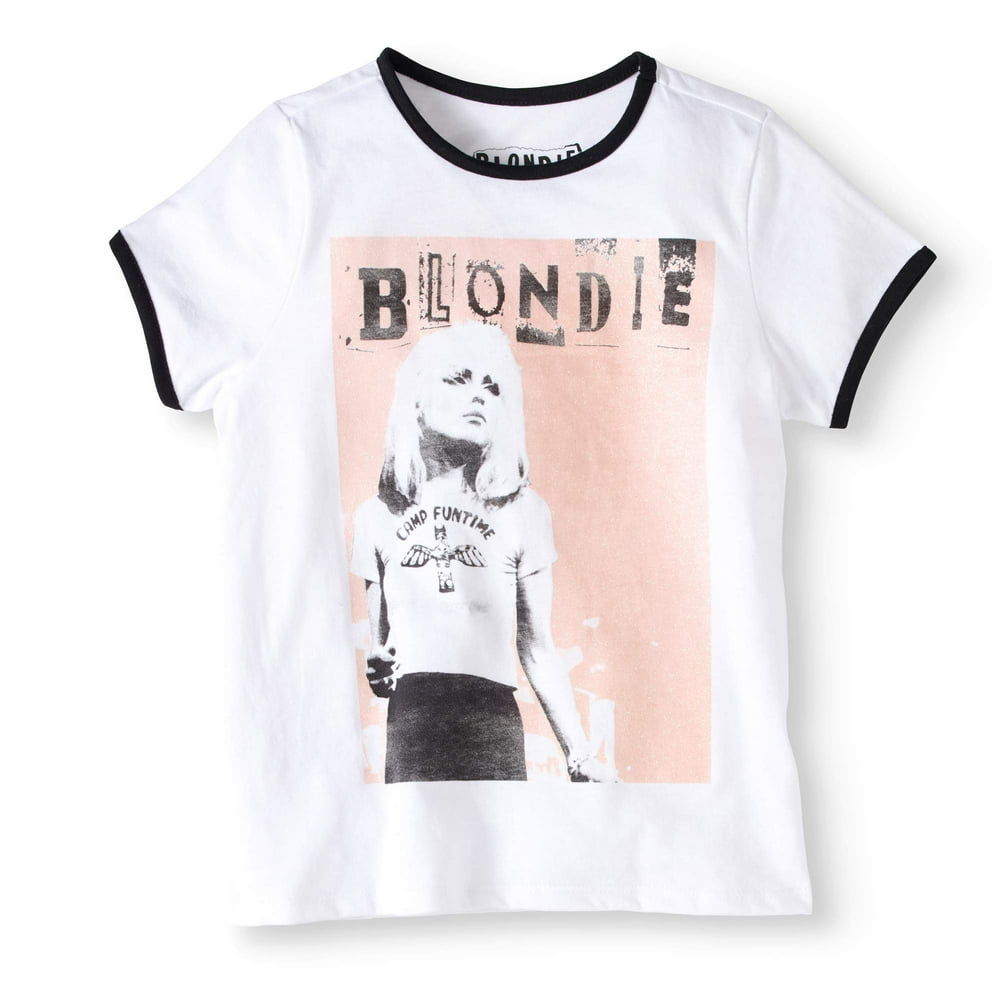 Blondie - Girls' Camp Funtime Short Sleeve Contrast Graphic T-Shirt ...